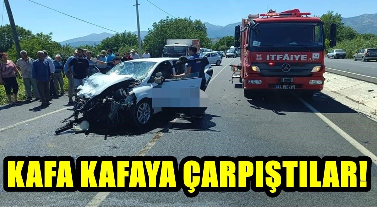 Denizli Tavas’ta Feci Kaza: 1 Ölü 5 Yaralı…