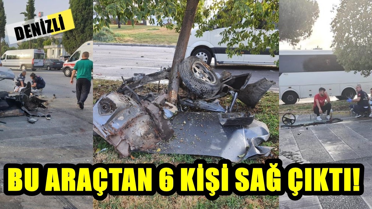 Denizli’deki Korkunç Kazayı Görenler, Gözlerine İnanamadı…