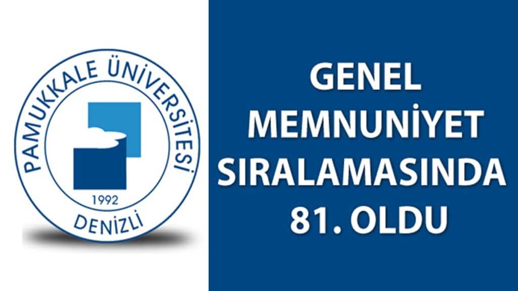 PAÜ, Memnuniyet Araştırmasında Memnuniyetsizlik Yaratan Sonuçlar Aldı...