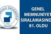 PAÜ, Memnuniyet Araştırmasında Memnuniyetsizlik Yaratan Sonuçlar Aldı...
