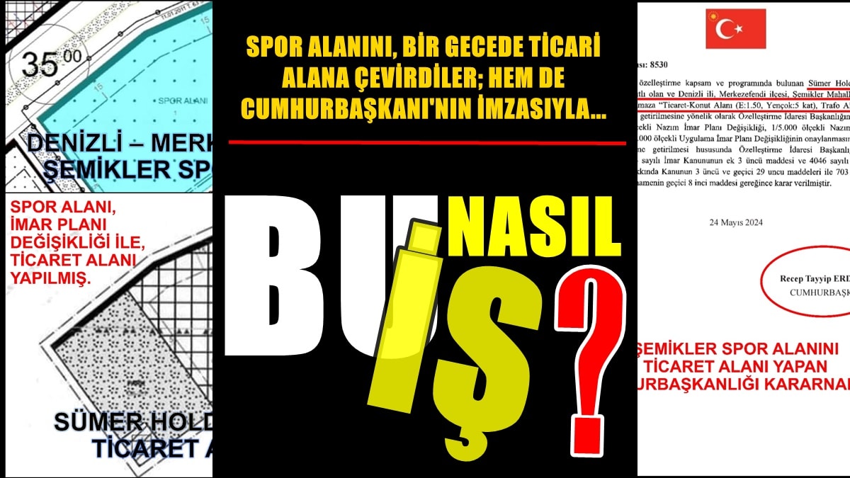 Denizli’deki İlginç İmar Değişikliği, Tepkilere ve Protestolara Neden Oldu…