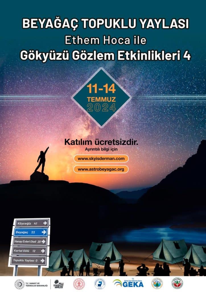 Denizli'nin Beyağaç İlçesi, Yıldızlarla Randevusunun 4.sünü Gerçekleştiriyor...