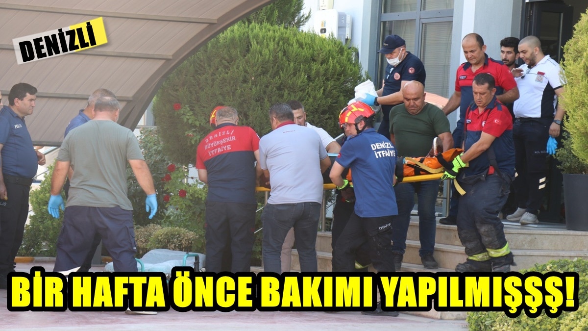 Denizli’de Asansör Zemine Çakıldı: Biri Ağır 4 Yaralı…