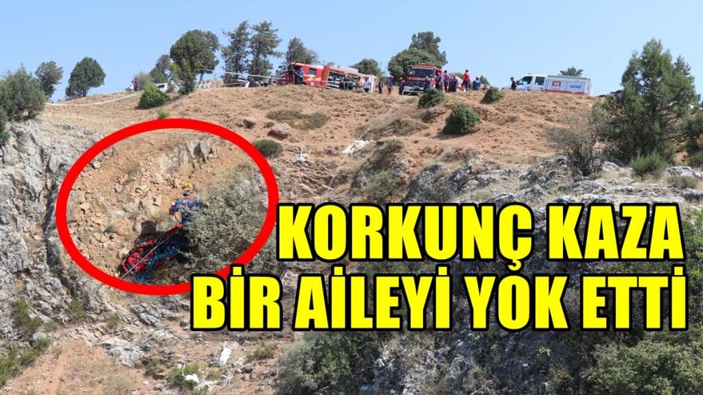 Denizli Çal’da Kontrolden Çıkan Araç Bir Aileden 4 Can Aldı