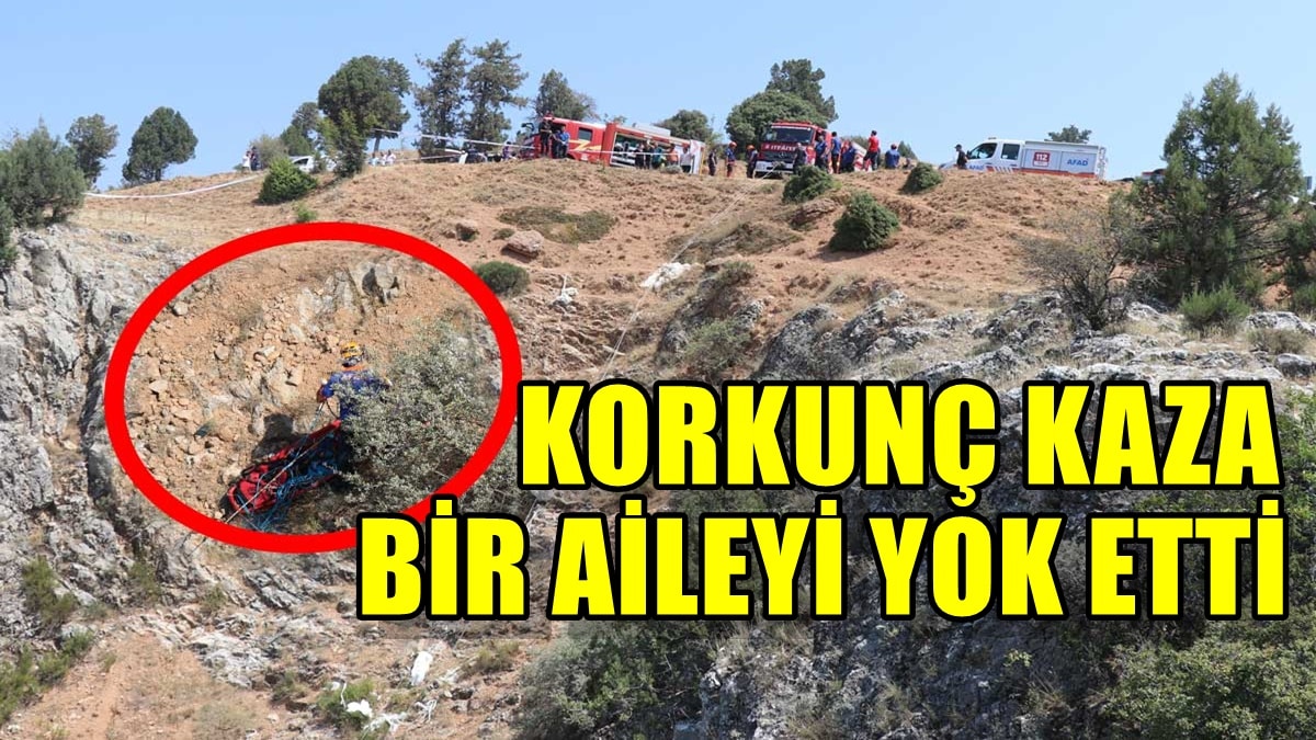 Denizli Çal’da Kontrolden Çıkan Araç Bir Aileden 4 Can Aldı… 