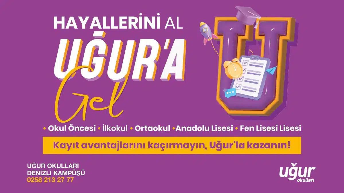 UĞUR’lu Olmak Demek Başarılı, İnsanlığa Yararlı Bireyler Olarak Yetişmek Demektir…