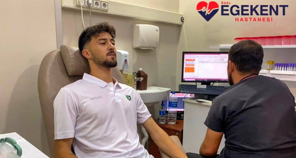 Denizlisporlu Futbolcular, İlk Kontrollerini Özel Egekent Hastanesi'nde Yaptırdılar...