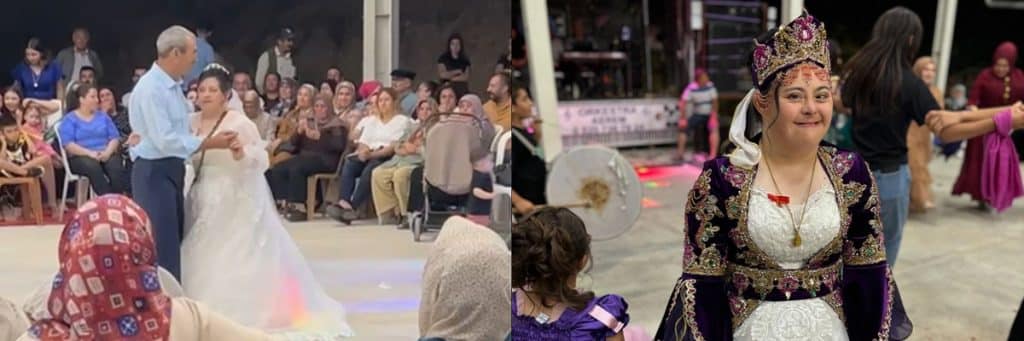 Denizlili Esra, Hayalini Kurduğu Düğünde Doyasıya Eğlendi...