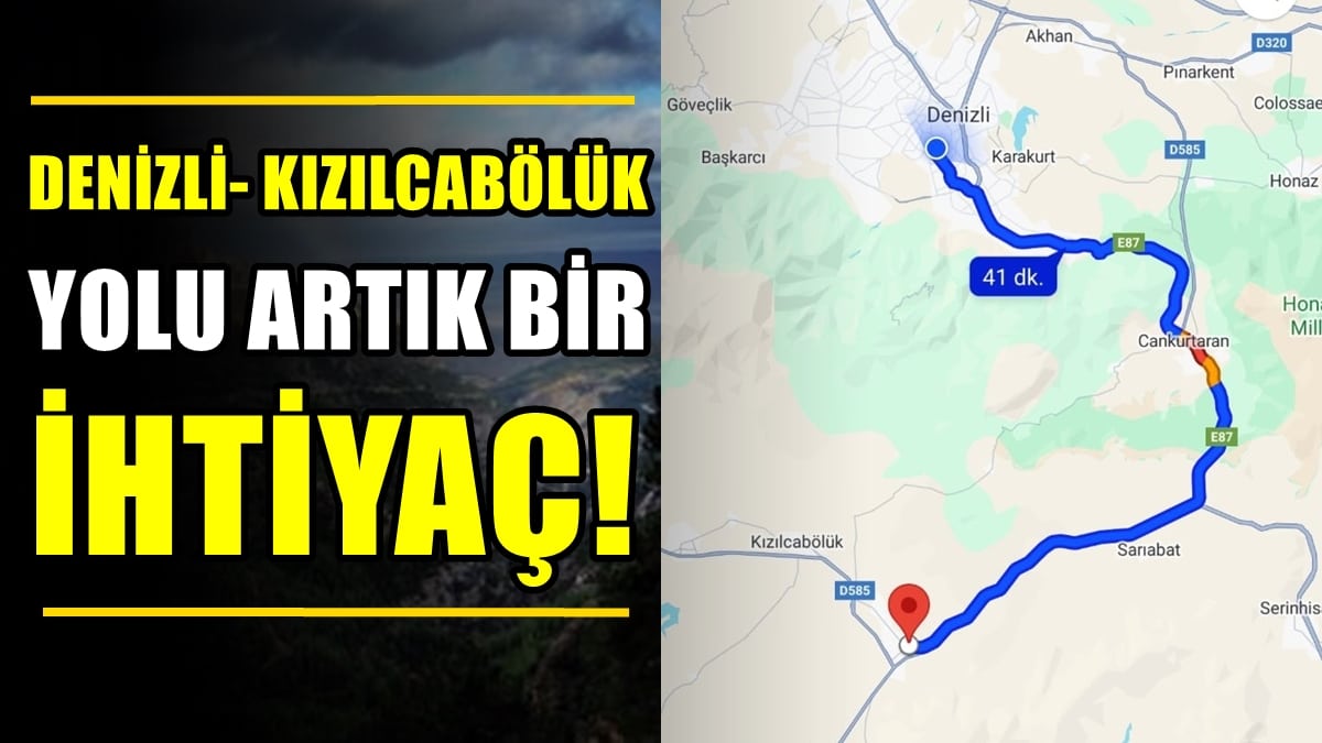 Tavas Belediye Başkanı Tatık: Bu Yol Açılırsa Trafik Çok Rahatlar…