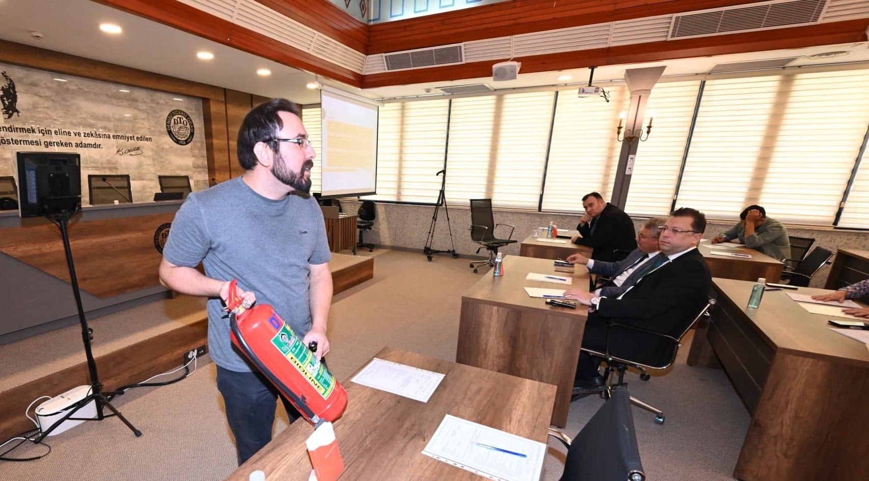 DTO’da İş Güvenliği Eğitimi Tamamlandı… 