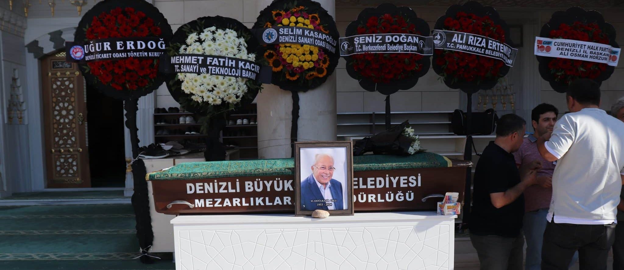 Denizli OSB Başkanı Uslu, Son Yolculuğuna Uğurlandı… 