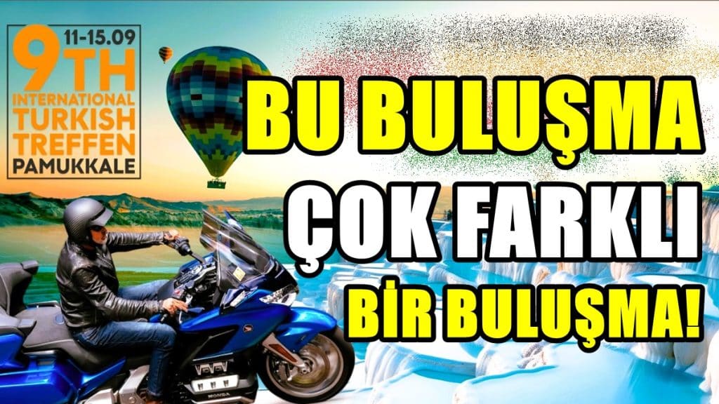Uluslararası Goldwing-Pamukkale Türkiye Buluşması Denizli’de Gerçekleşiyor…