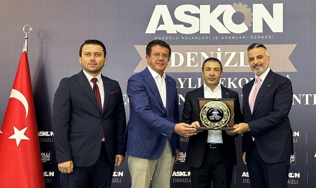 ASKON'dan, DTO Başkanı Erdoğan'a Teşekkür Plaketi...