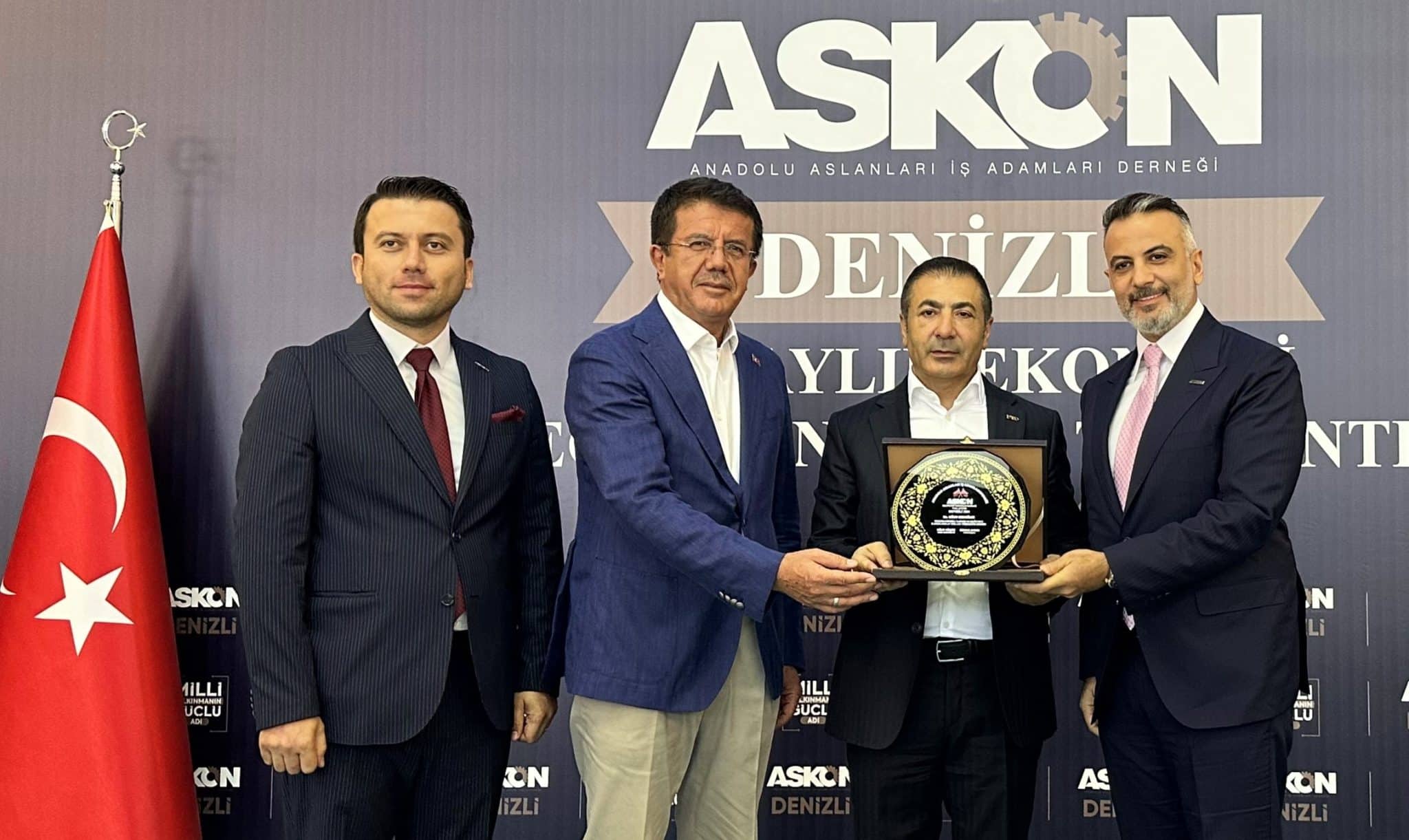 ASKON’dan, DTO Başkanı Erdoğan’a Teşekkür Plaketi…