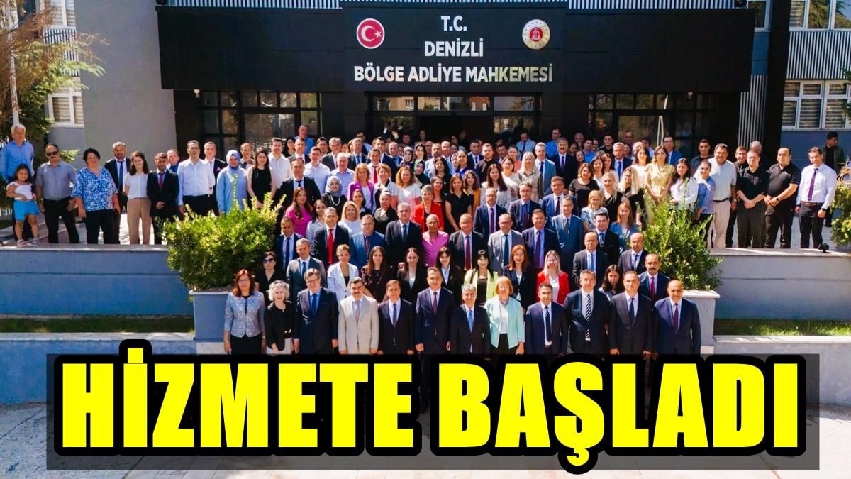 Denizli Bölge Adliye Mahkemesi 3 İle Hizmet Verecek…