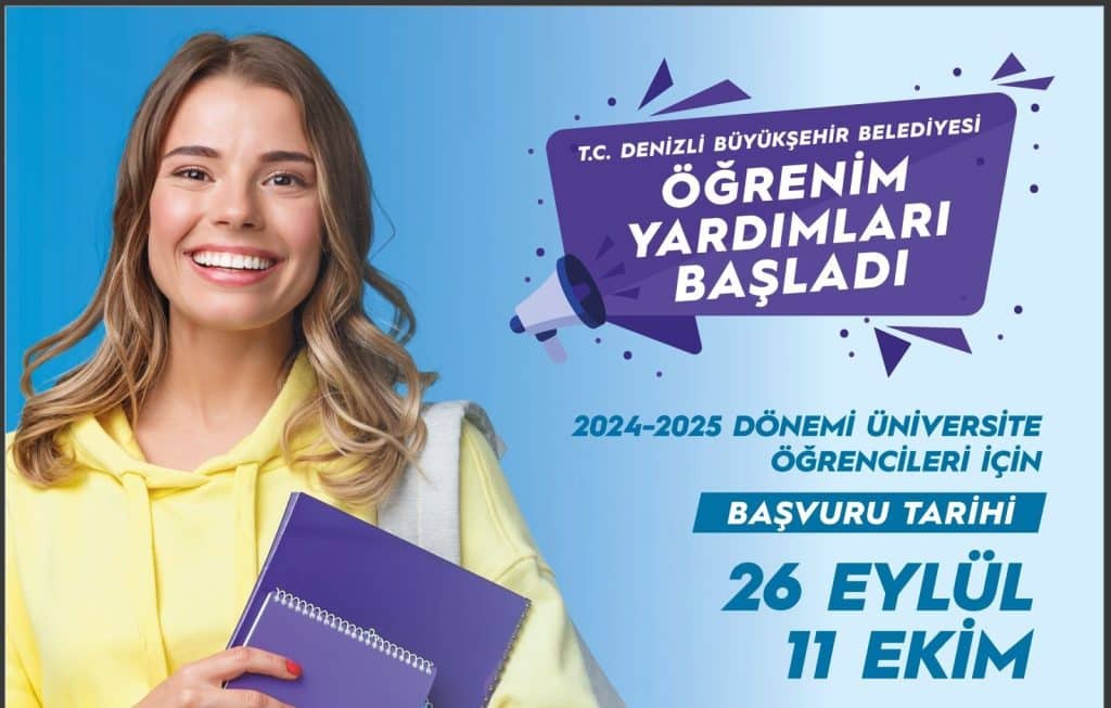 Denizli Büyükşehir'den Üniversite Öğrencilerine 5 Bin TL Eğitim Yardımı...