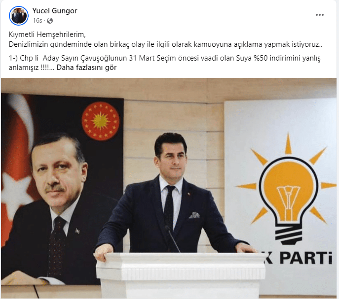 Denizli AK Parti İl Başkanı Güngör'den Başkan Çavuşoğlu'na 6 Can Alıcı Soru...