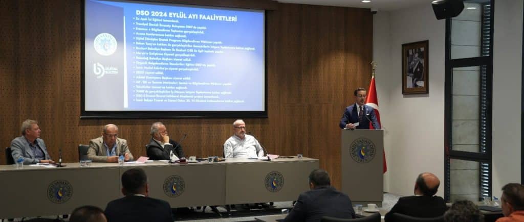 DSO Meclisi Ekim Ayı Olağan Toplantısı Gerçekleştirdi...