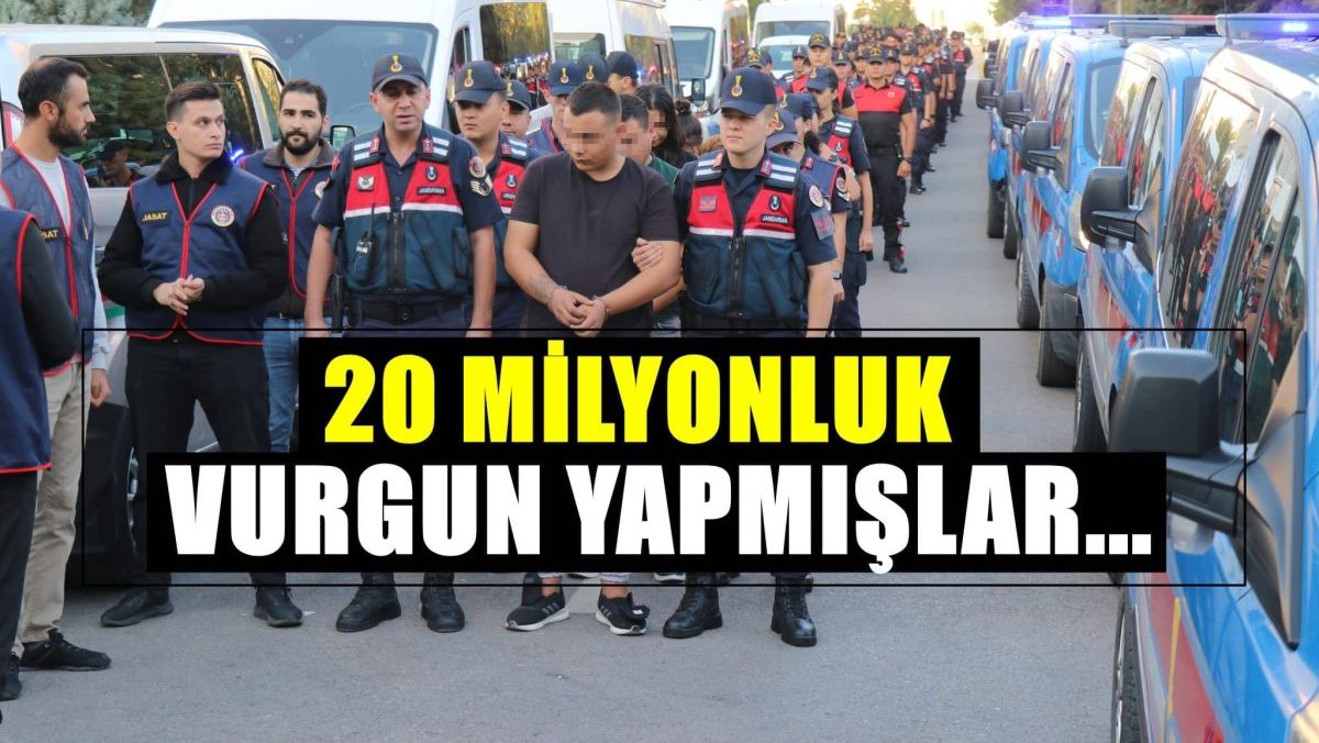 Denizli Merkezli Çete Çökertildi, 66 Şüpheli Yakalandı… 