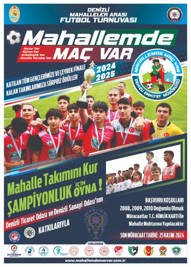 Mahallemde Maç Var Turnuvası İçin Başvurular Başladı... 