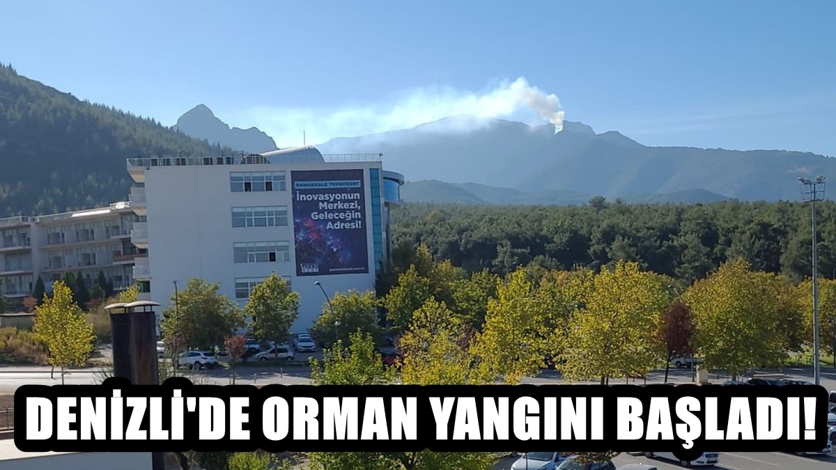 Denizli Karcıdağı’nda Başlayan Yangın Devam Ediyor…