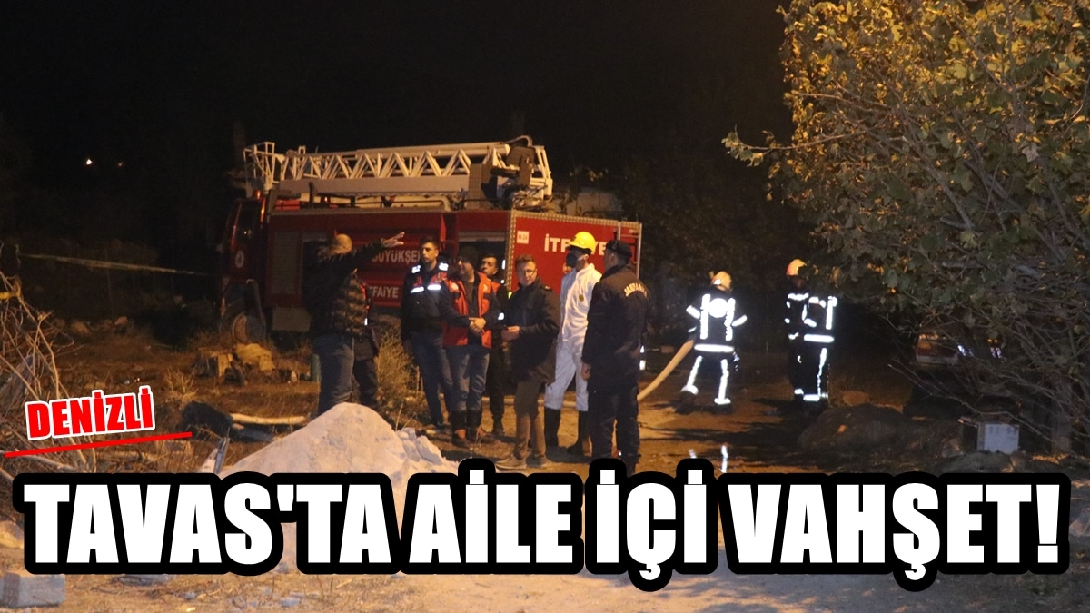 Denizli’de Çifte Cinayet: Babası ve Ağabeyini Öldürdü, Evi Ateşe Verdi…
