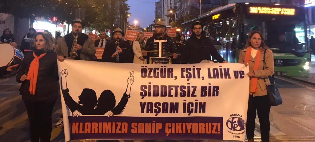 Denizli’de Kadınlar Hakları İçin Yürüdü... 
