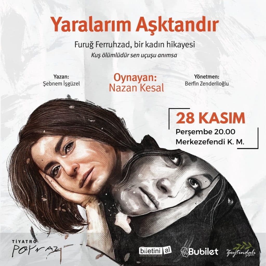 İran’ın Unutulmaz Kadın Şairi Furuğ Ferruhzad’ın Çığlıkları Denizli’de Yankılanacak...