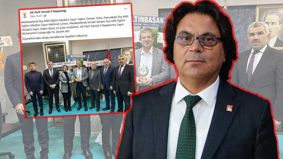CHP İl Başkanı Horzum Bu Kareye Tepki Gösterdi… 