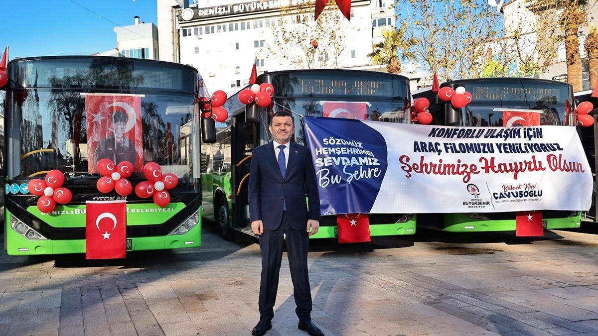 Denizli’de Yeni Araçlar Yollarda, Raylı Sistem Planlanıyor… 