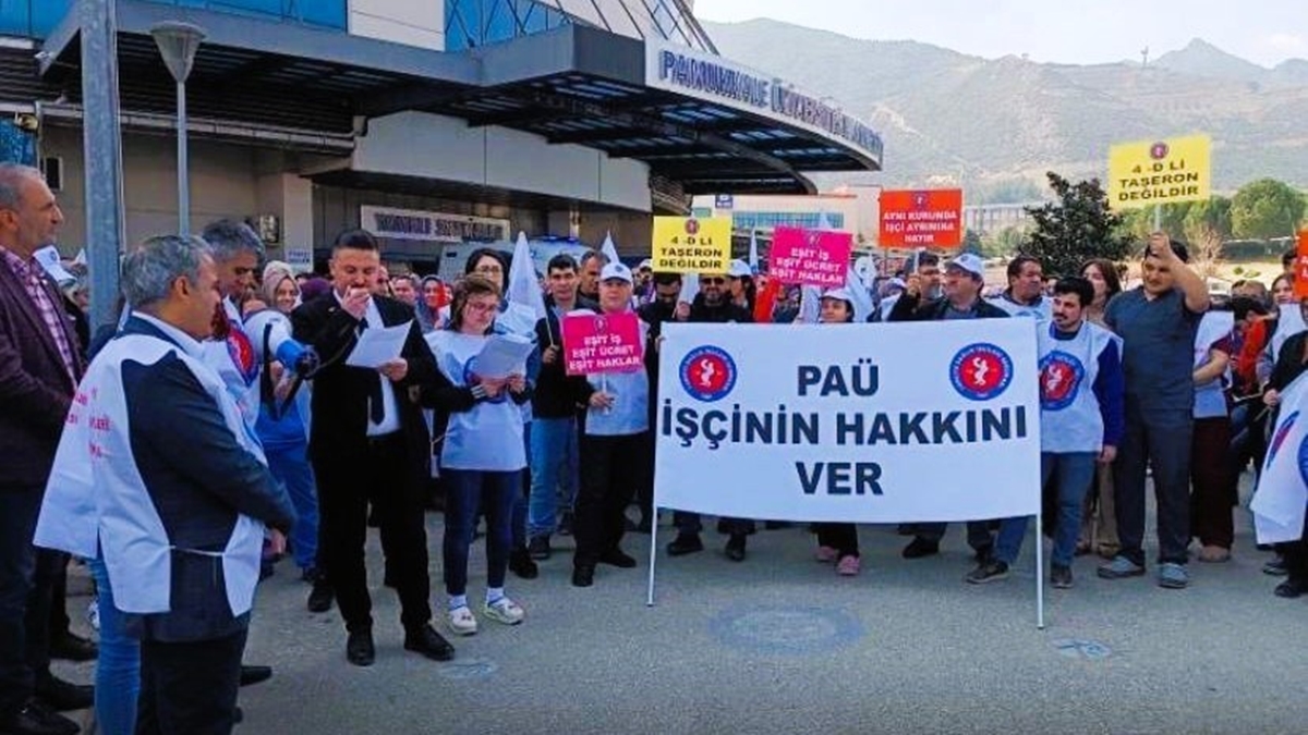 PAÜ’de İşçiler Yönetime Seslendi: Masada Çözüm Yoksa Eylem Zorunlu…