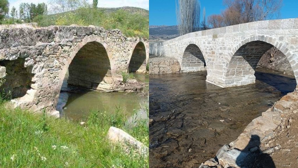Çal Tarihi Asar Köprüsü, Adeta Küllerinden Doğdu...