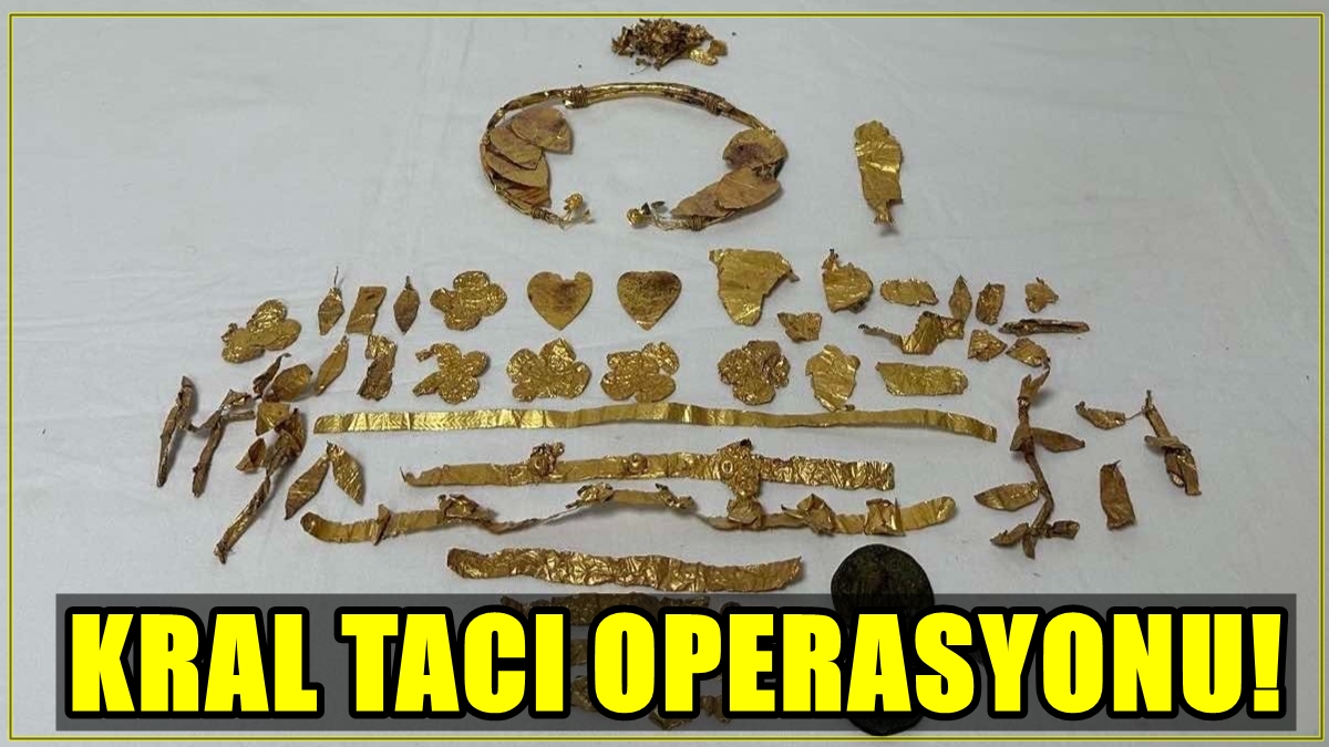 Denizli’de 2 Bin Yıllık Kral Tacını Satacaklardı… 