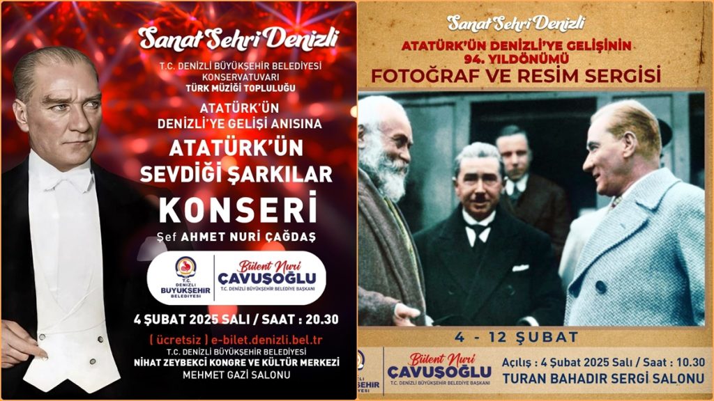 Atatürk’ün Denizli’ye Ziyaretinin 94. Yılı İçin Etkinlikler Başlıyor...