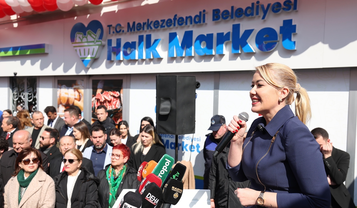 Merkezefendi’de Halk Market Açıldı, Emeklilere… 
