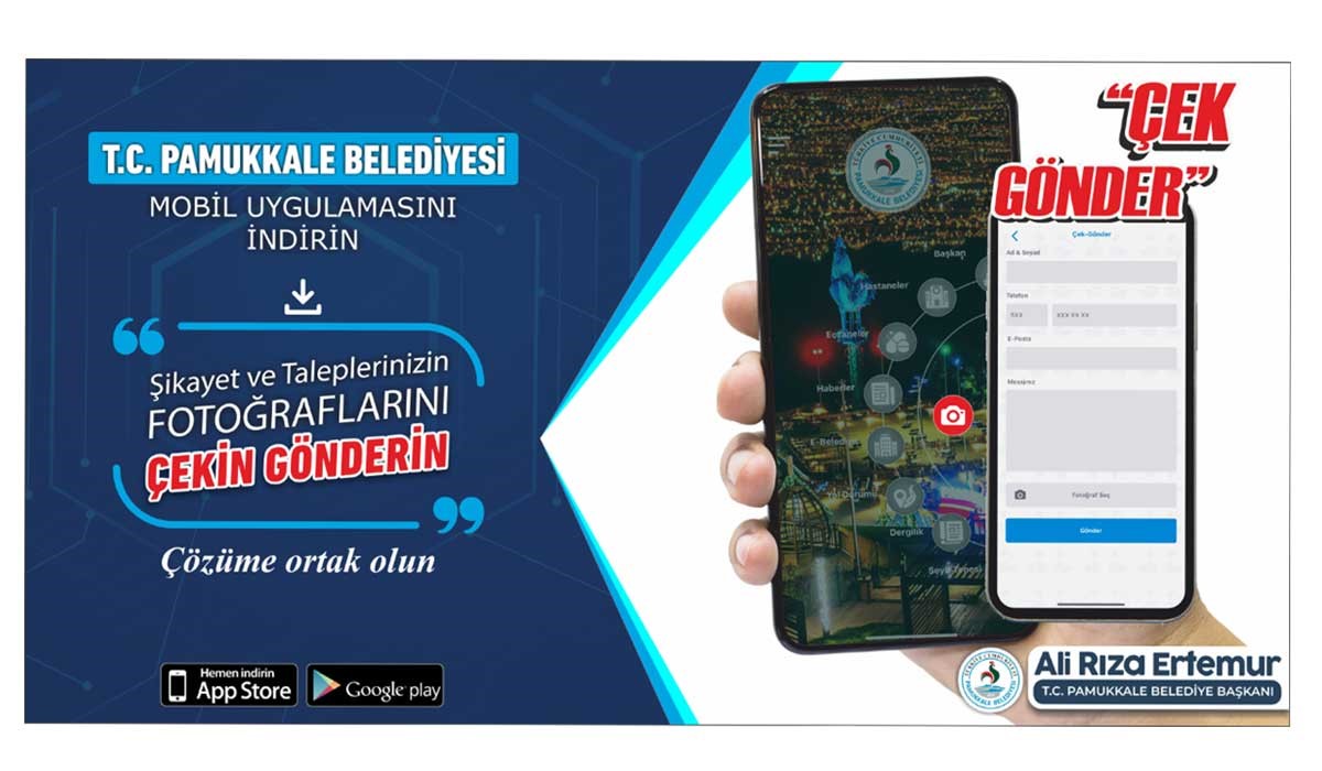 Pamukkale Belediyesi Çek Gönder Özelliğiyle Hizmette… 