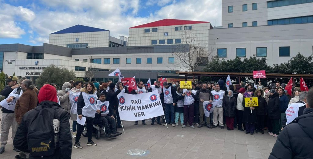 Pamukkale Üniversitesi'nde Sözleşme Görüşmeleri Tıkandı, İşçiler Tepki Gösterdi...