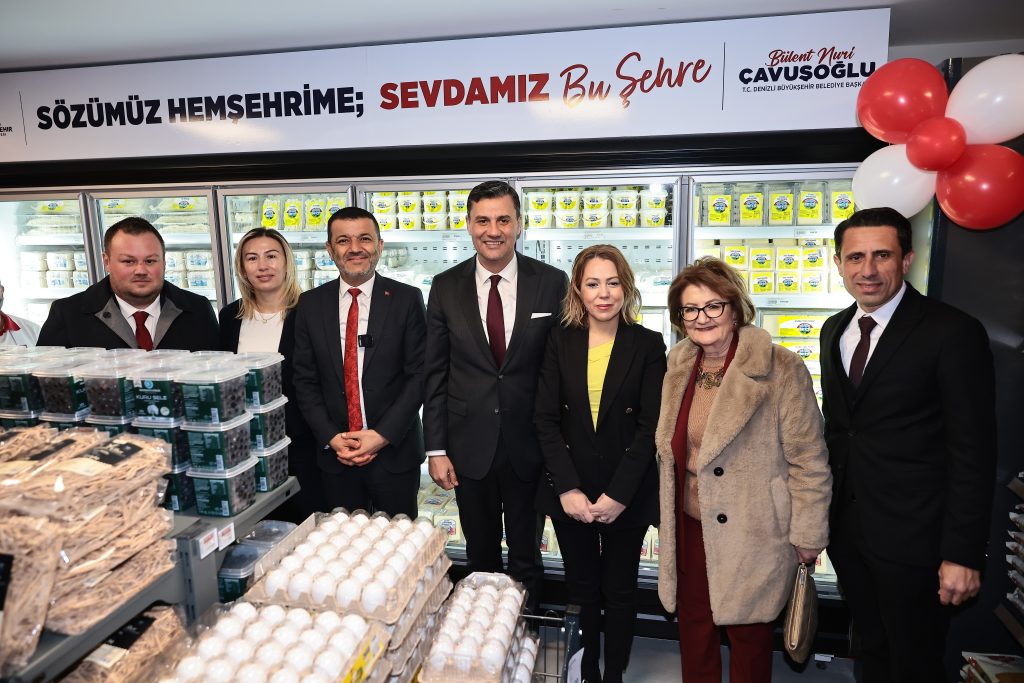 Denizli'nin İlk Kent Marketi, Vatandaşın da Katılımıyla Hizmete Girdi...