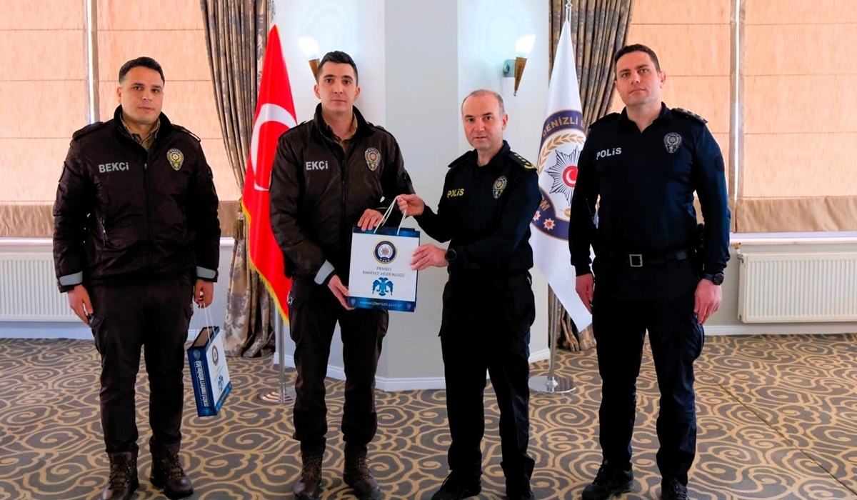 Denizli’de Suç Makinasını Yakalayan Bekçiler Ödüllendirildi… 