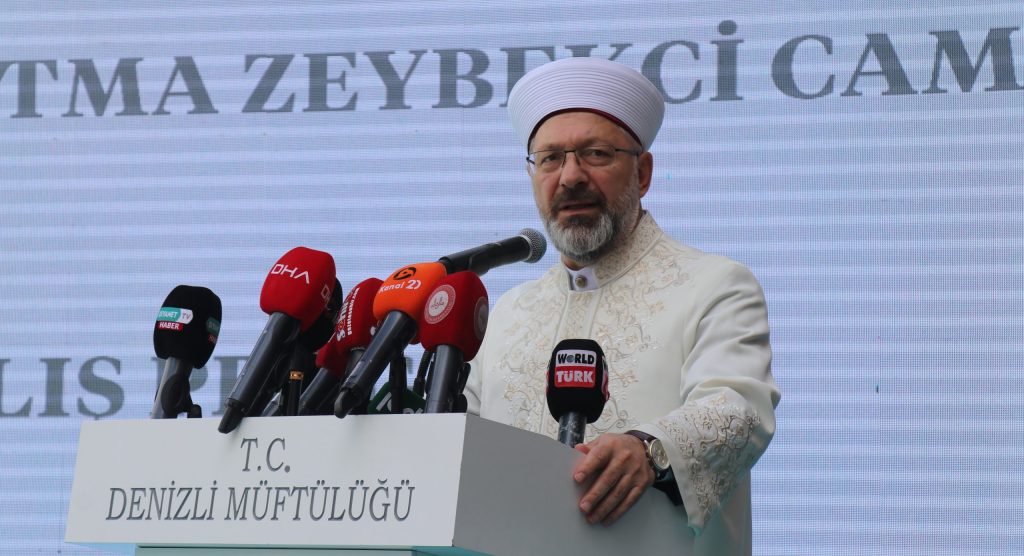 Diyanet İşleri Başkanı Erbaş, Şükrü-Fatma Zeybekci Camisi’ni İbadete Açtı...