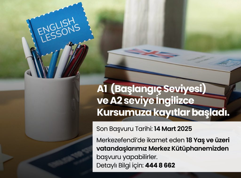 Merkezefendi Belediyesi'nden Ücretsiz İngilizce Kursu... 