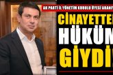 Denizli AK Parti İl Yöneticisi Hakkında Cinayet Davasından Mahkumiyet Kararı Verildi…
