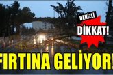 Denizli İçin Meteorolojiden Şiddetli Fırtına Uyarısı Yapıldı...