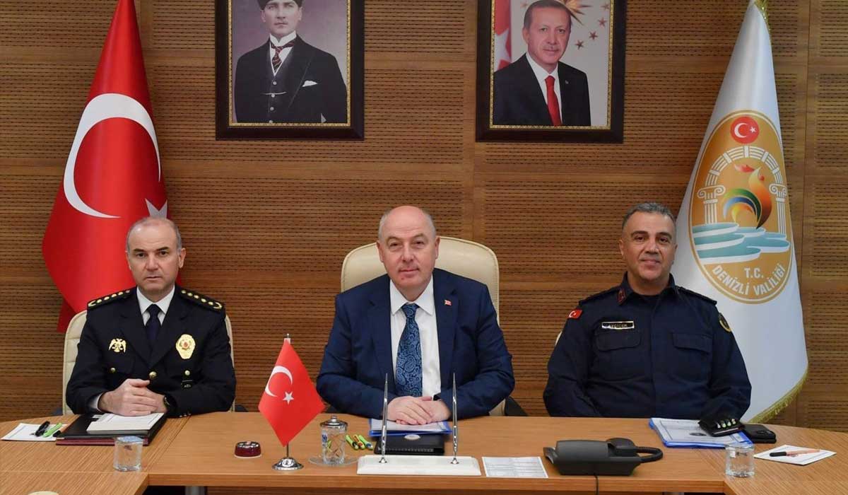 Denizli Valisi Coşkun Mart Ayı Asayiş Verilerini Açıklandı… 