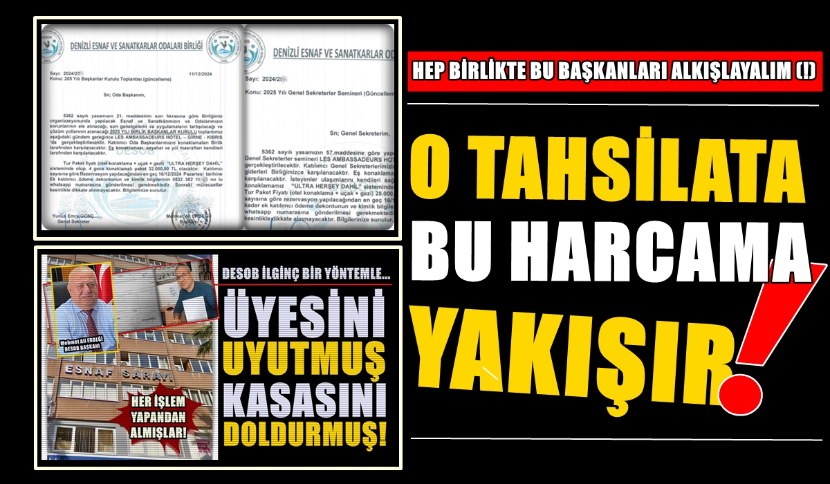 DESOB, Zoraki Bağıştan Toplanan Milyonları Kıbrıs’ta Harcayacak…