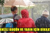 Denizli ve Çevresi İçin 2 Günlük Dolu ve Sel Uyarısı Yapıldı...