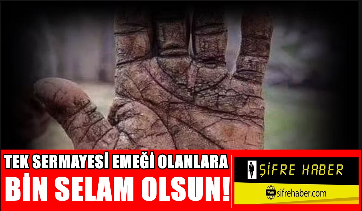 1 Mayıs İşçi Bayramı Kutlu Olsun…