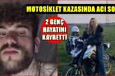 Denizli'de Motosiklet Kazası 2 Genç Hayatını Kaybetti... 