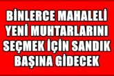 Denizli'nin Bu Mahallesi'nde Seçim Var...