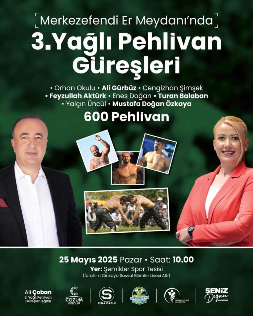 Merkezefendi'de Pehlivanlar Er Meydanına Çıkıyor...